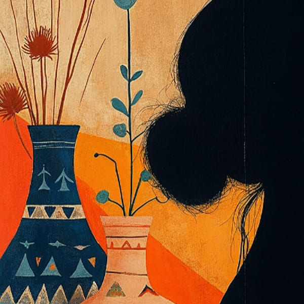 Silhouette Vessel Art