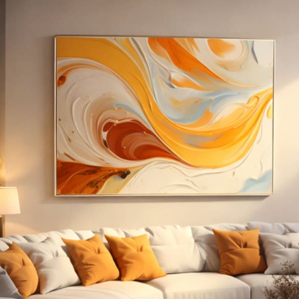 Golden Swirl Mural