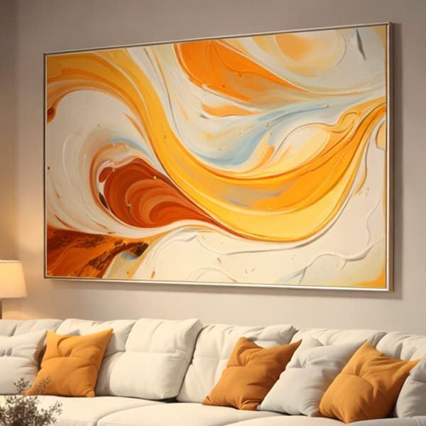 Golden Swirl Mural