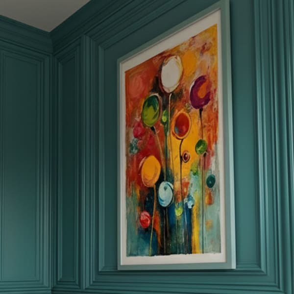 Vibrant Sphere Canvas