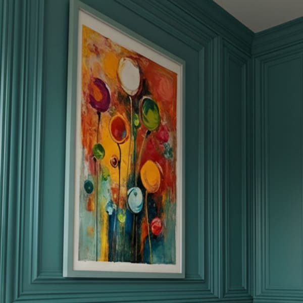 Vibrant Sphere Canvas