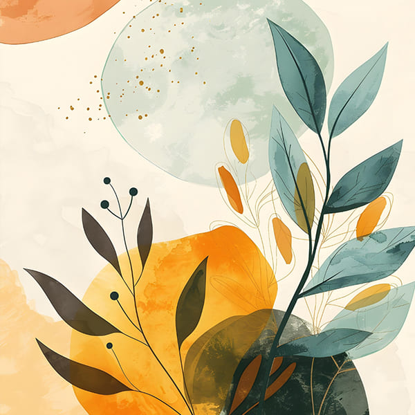 Ethereal Bloom Abstract