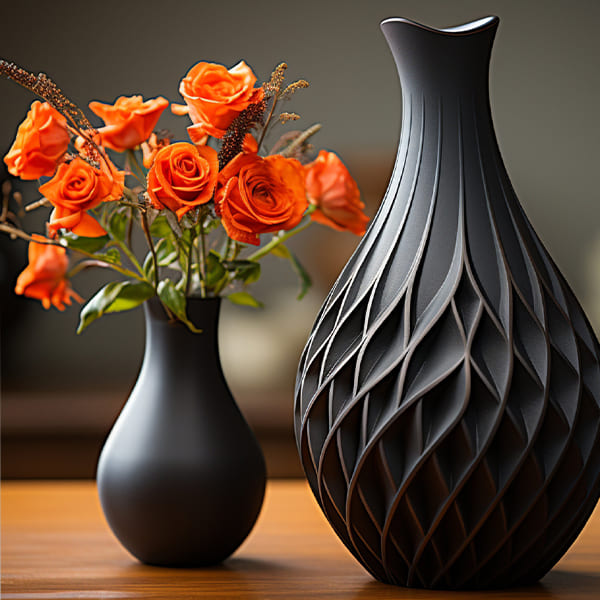 Carved Onyx Vases
