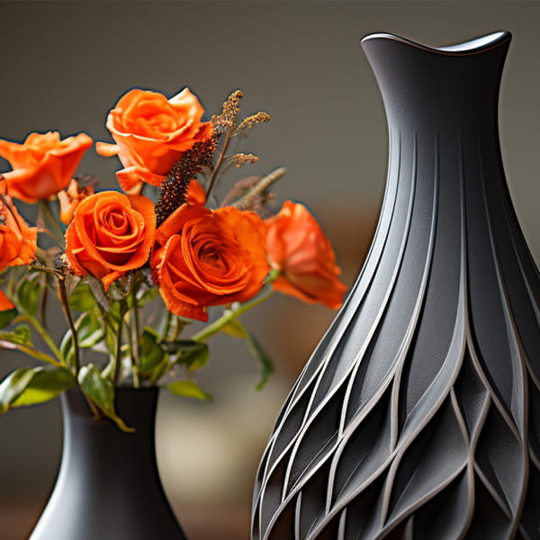 Carved Onyx Vases