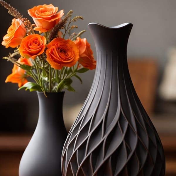 Carved Onyx Vases